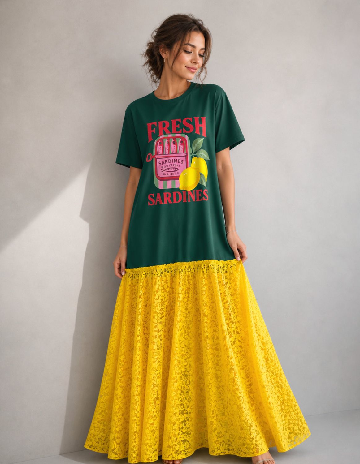 Fresh Sardines Maxi Dress