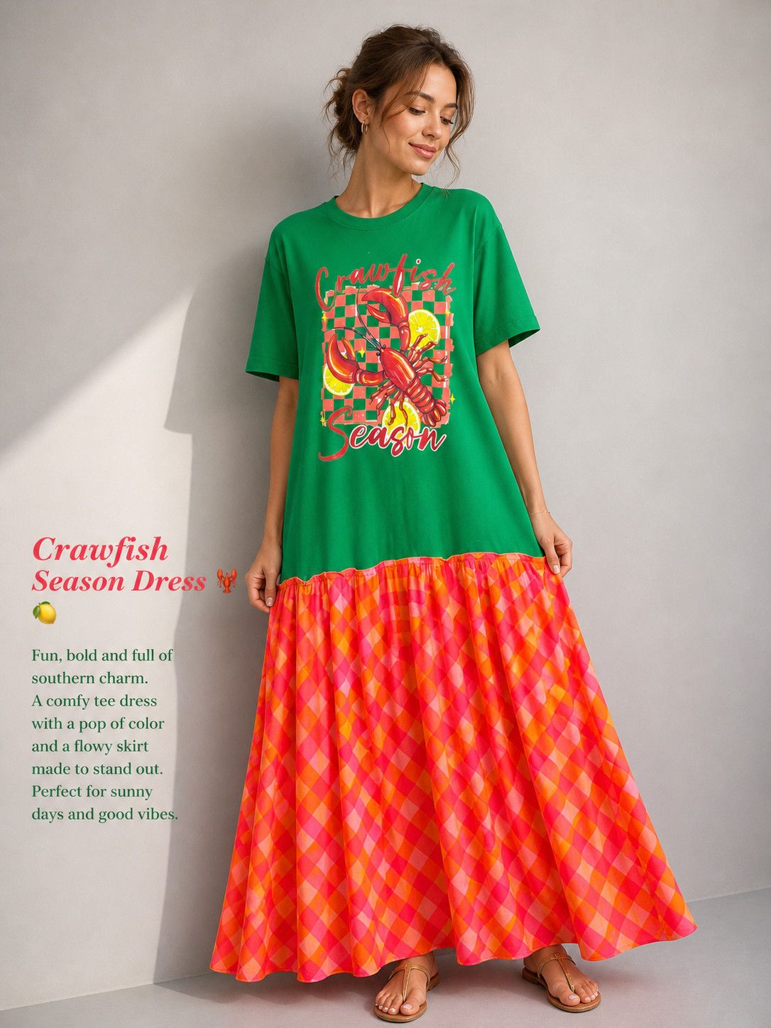 Crawfish Maxi Dress