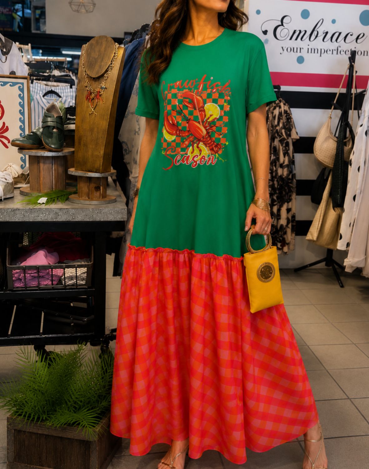 Crawfish Maxi Dress