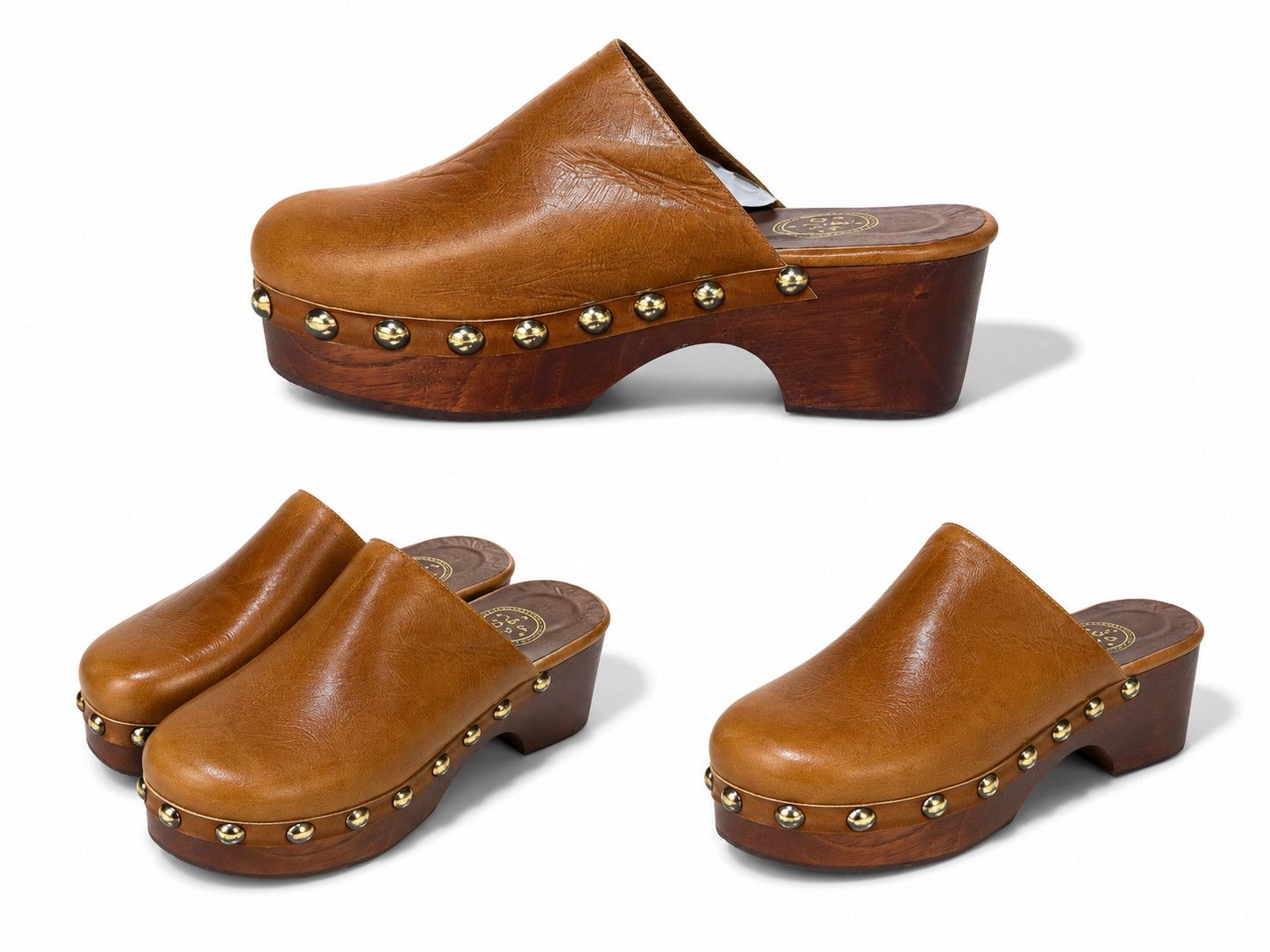 Wooden Luxe Clogs