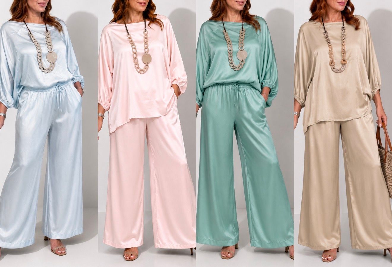 Plain Satin Set One size