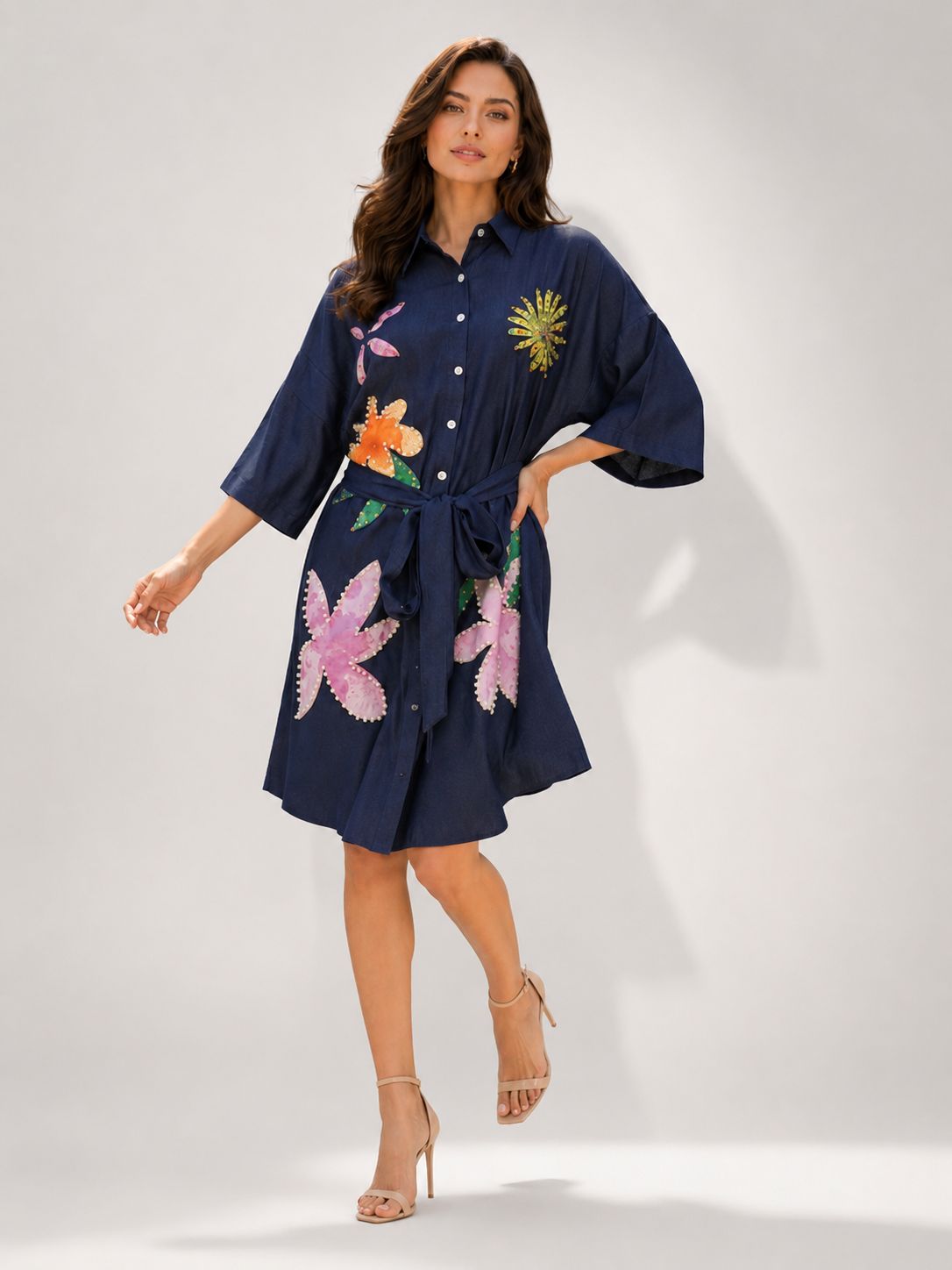 Midnight Bloom Dress by Nancy