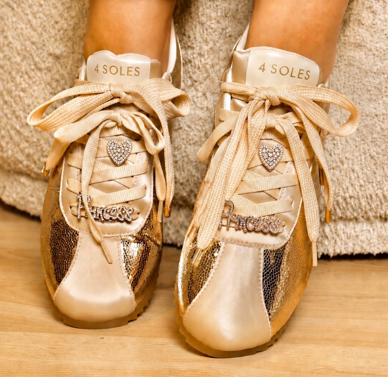 Spark sneaker gold