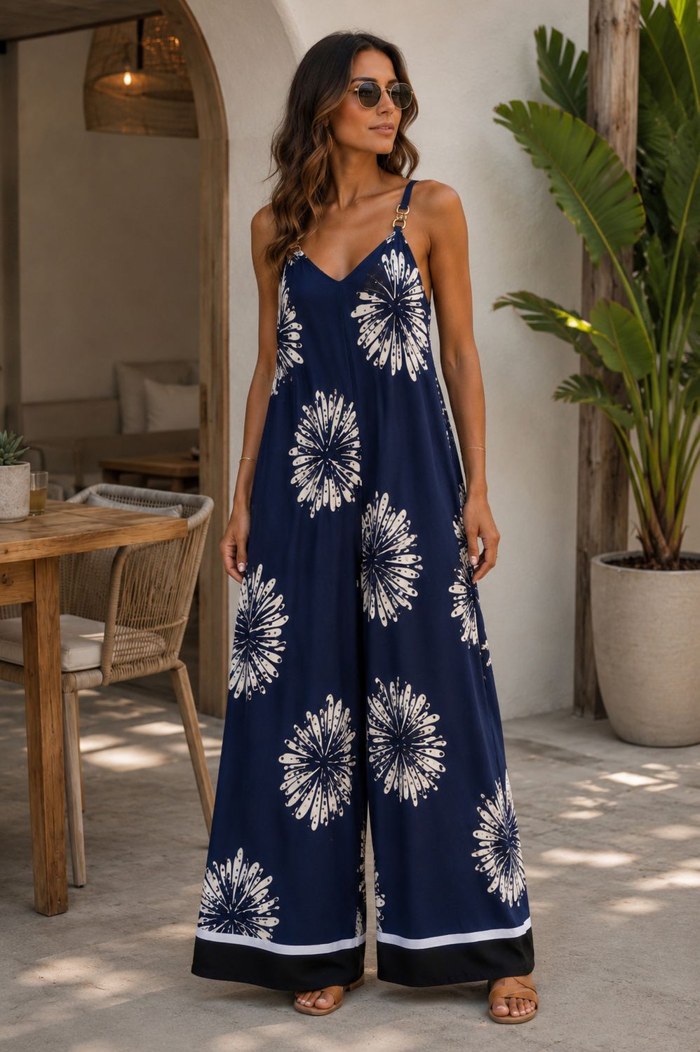 Azure Breeze Jumpsuit one size