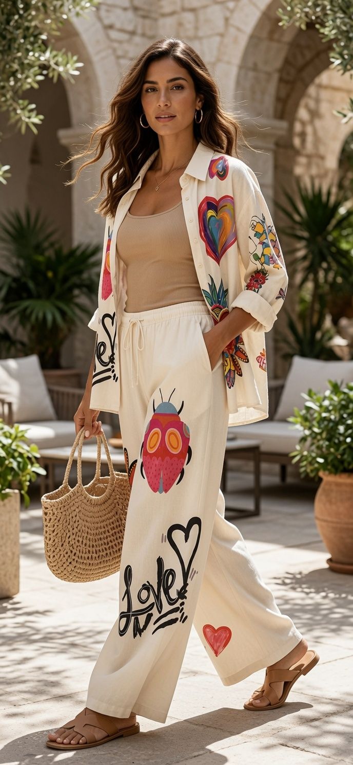 Art Story Linen Set