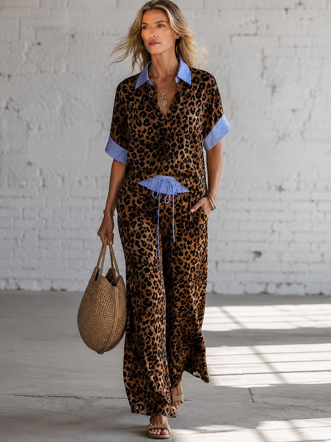 Leopard printed Set