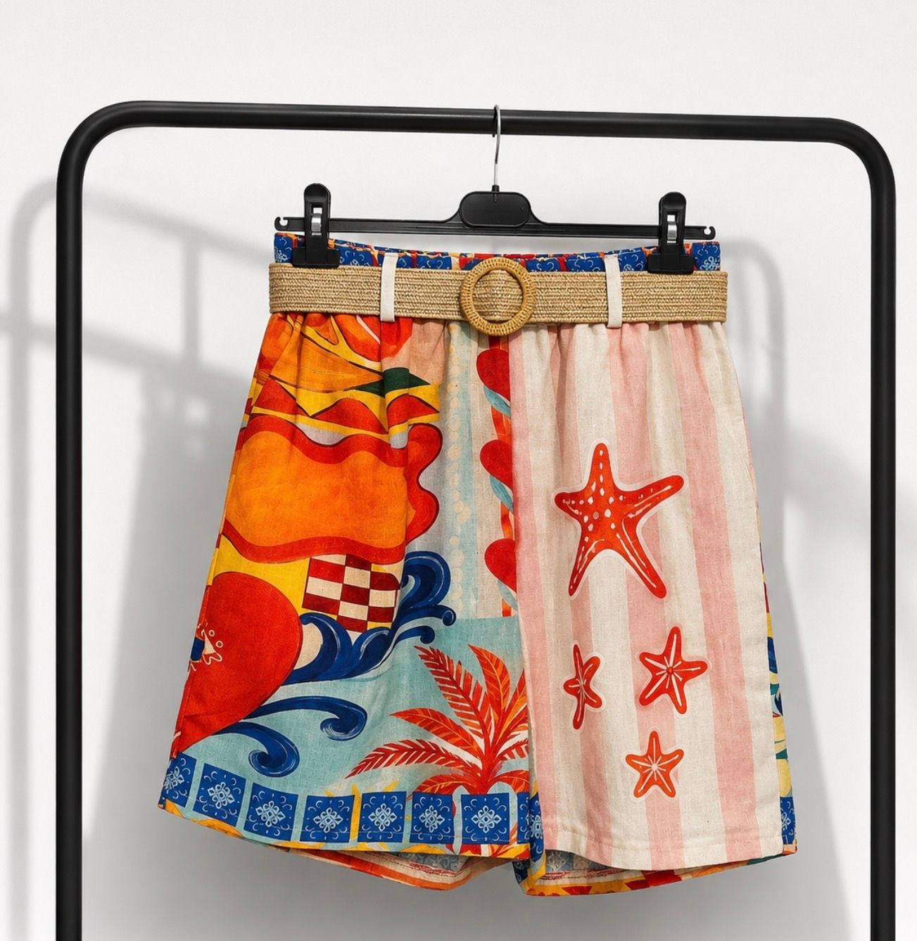 Amalfi Coastal Linen Shorts