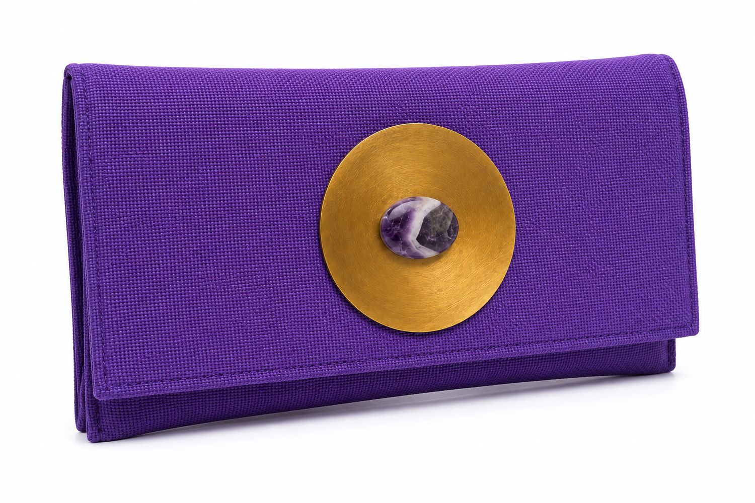Amethyst Glow Clutch
