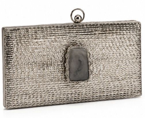 Silver Moon Clutch