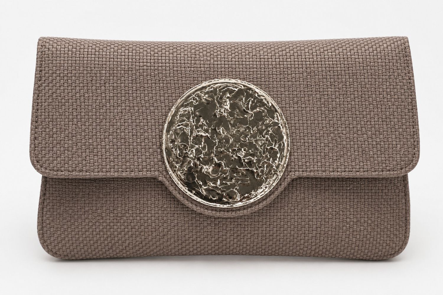 Grey Luxe Clutch