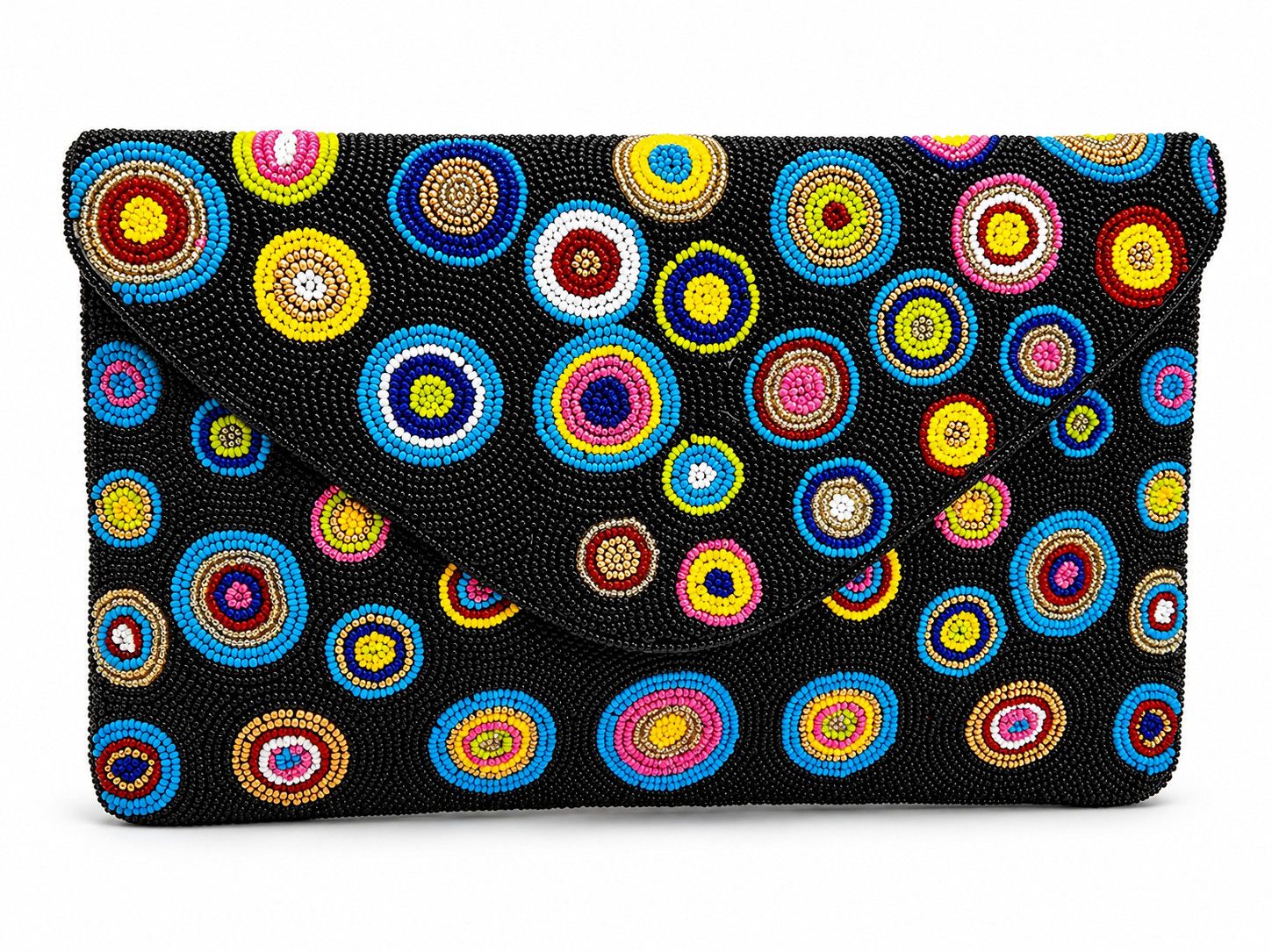 Confetti Beaded Clutch