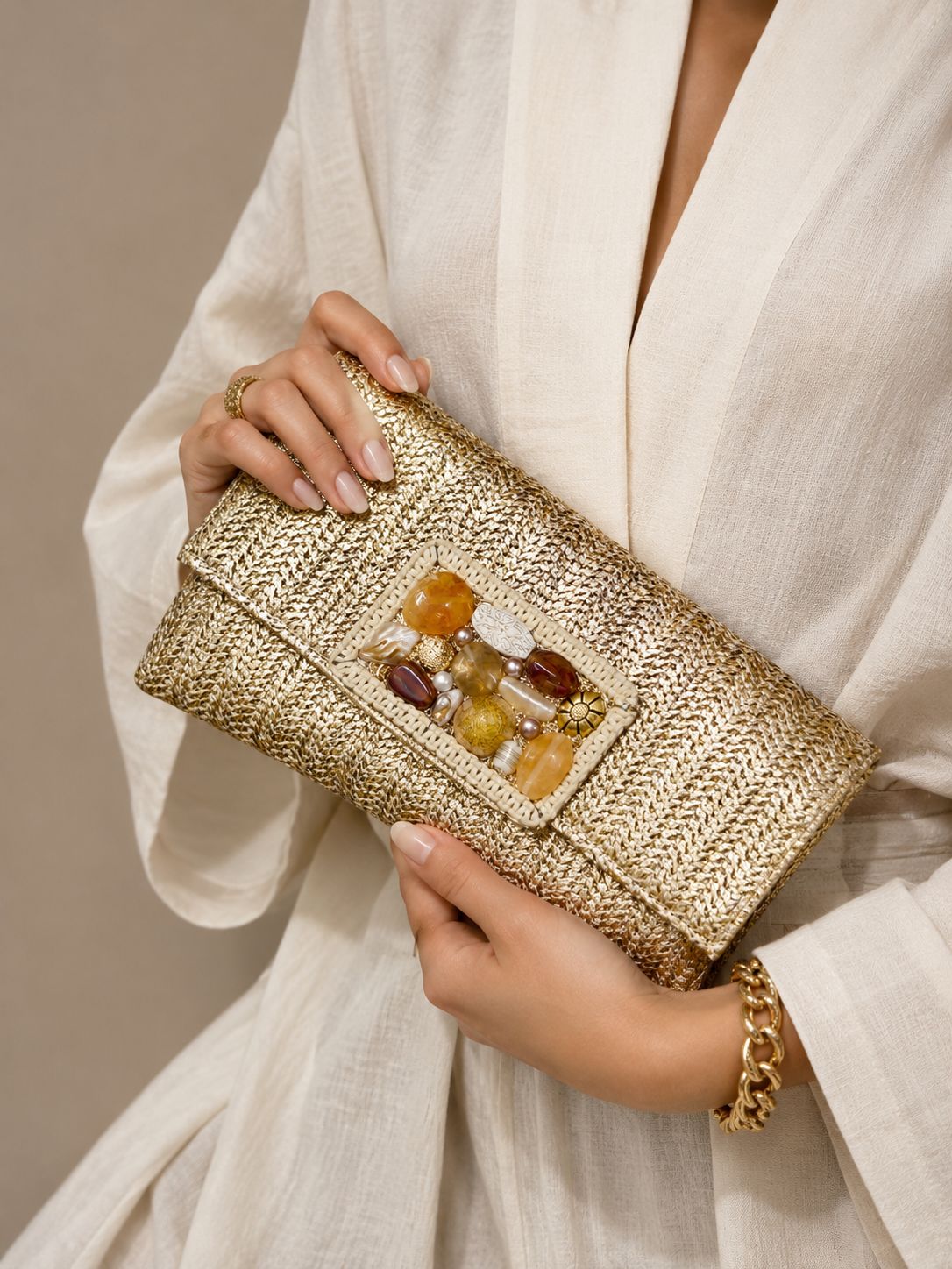 Golden Glow Clutch