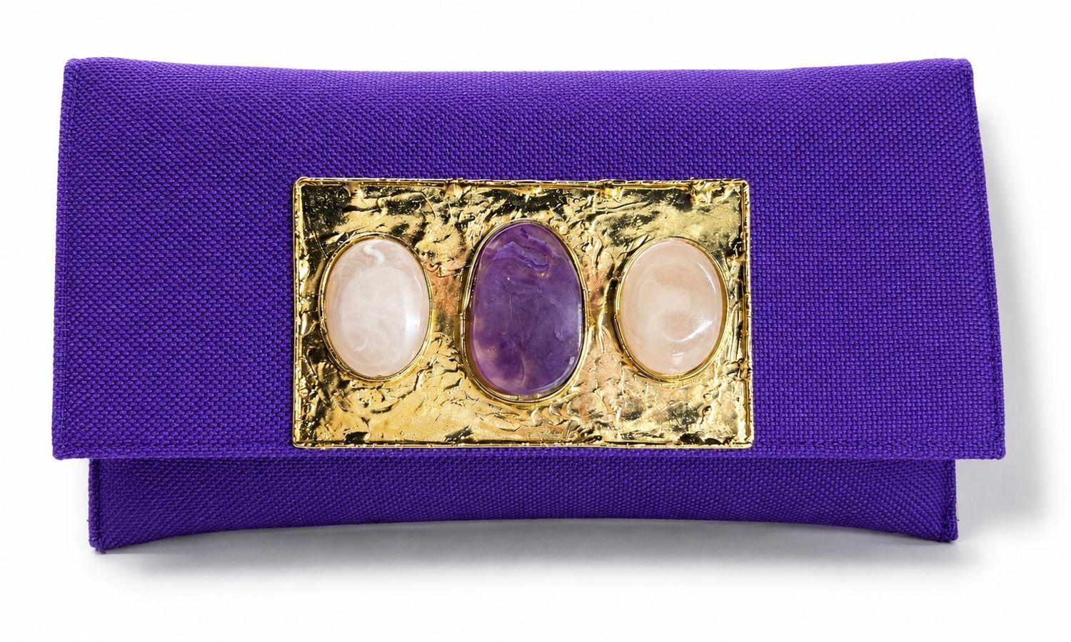 Amethyst Jewel Clutch