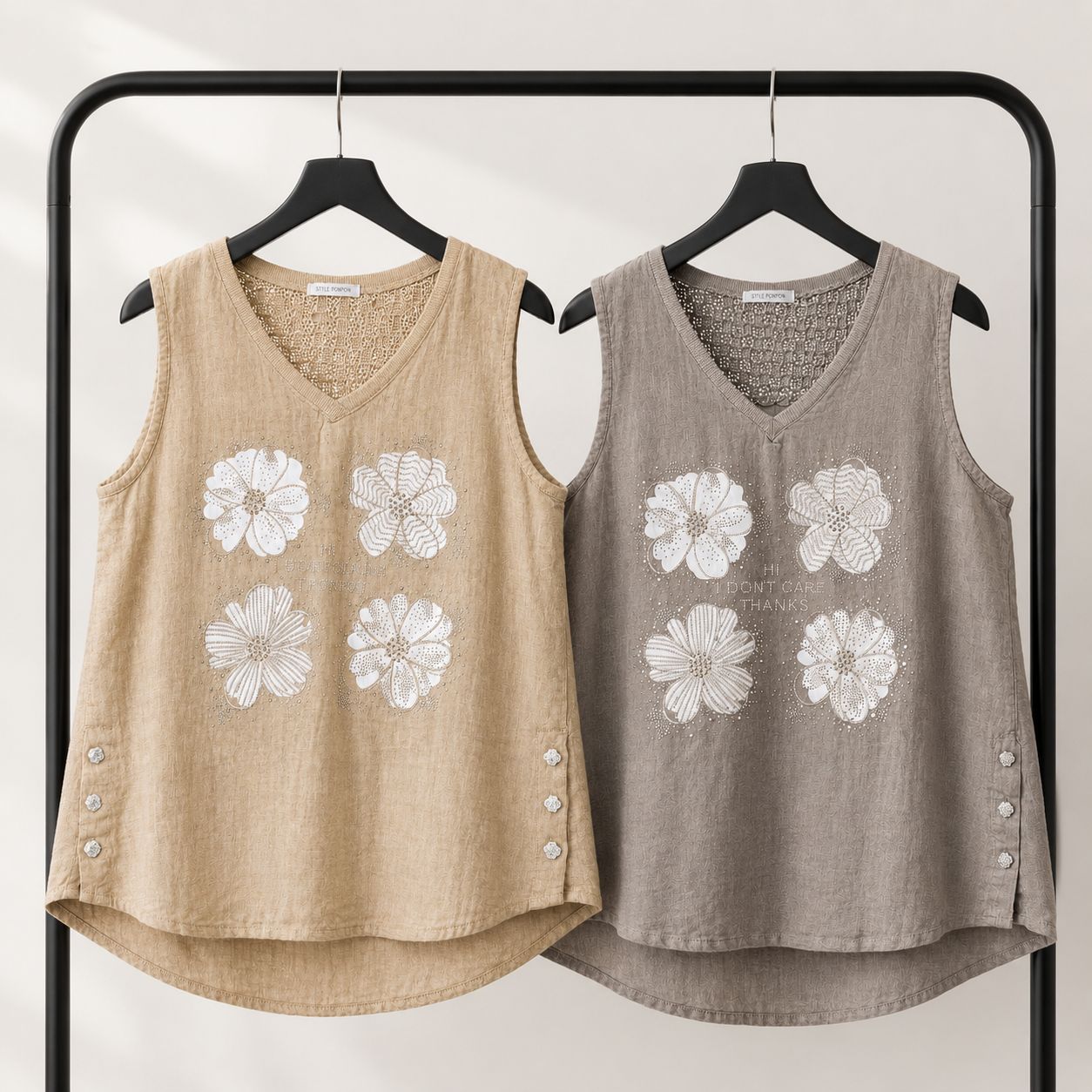 Crystal Flower Linen