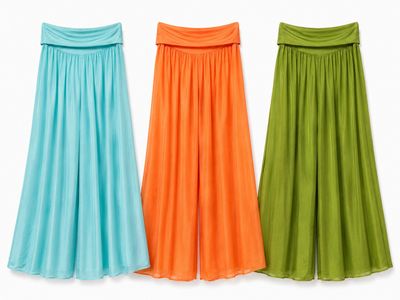 Silk Flow Palazzo Pants one size