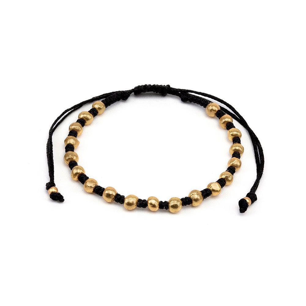 DRY4504MACRAME SPHERES BRACELET