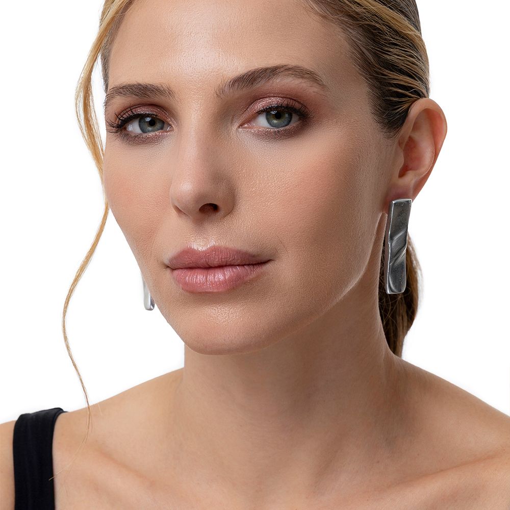 al17436 BOUCLES RECTANGLES PLIÉS