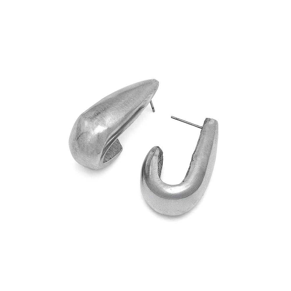 al17445 BOUCLES DEMI OVALE BOMBE