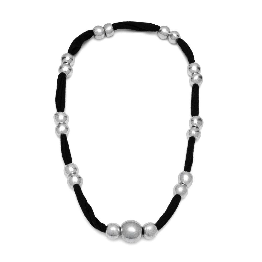 al10021COLLIER LYCRA 18 PETIT BOULES