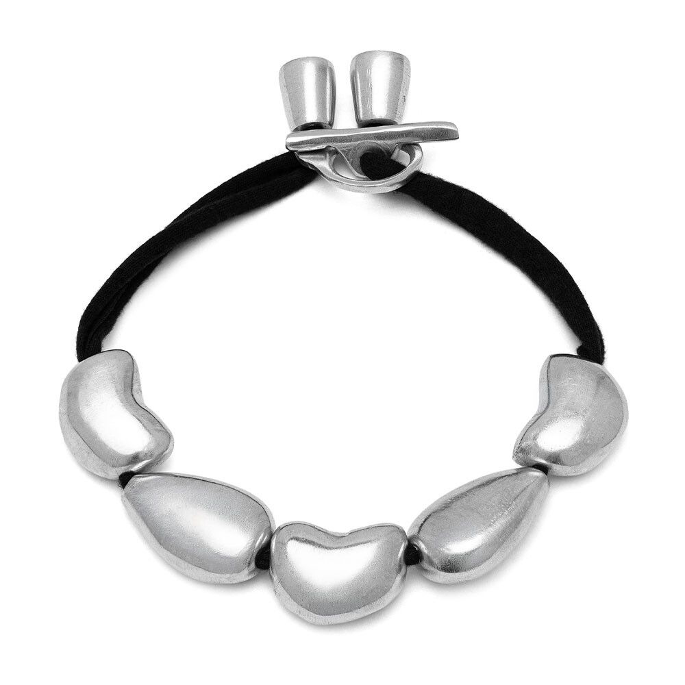 al10020COLLIER LYCRA COEURS ET GOUTTES BOMBES
