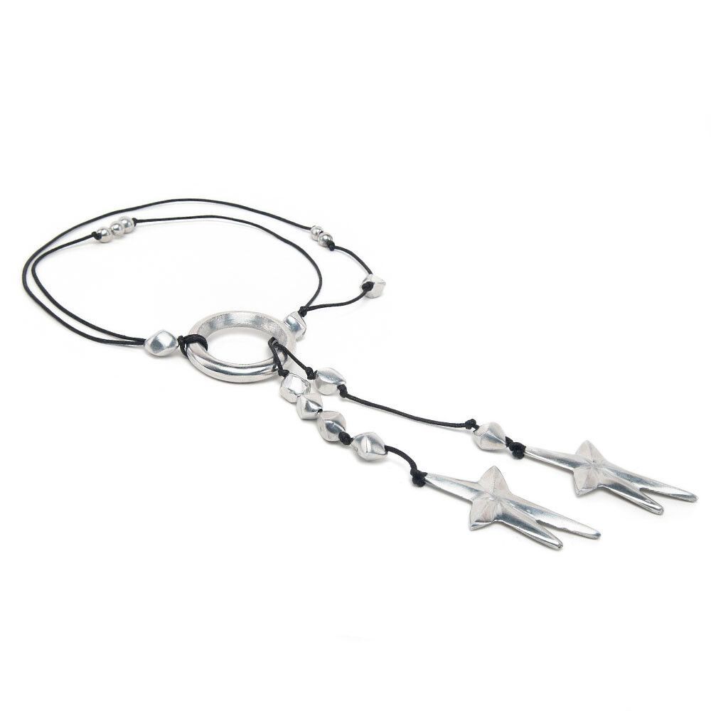 al04115 PENDANT TWO THREADS STARFISH