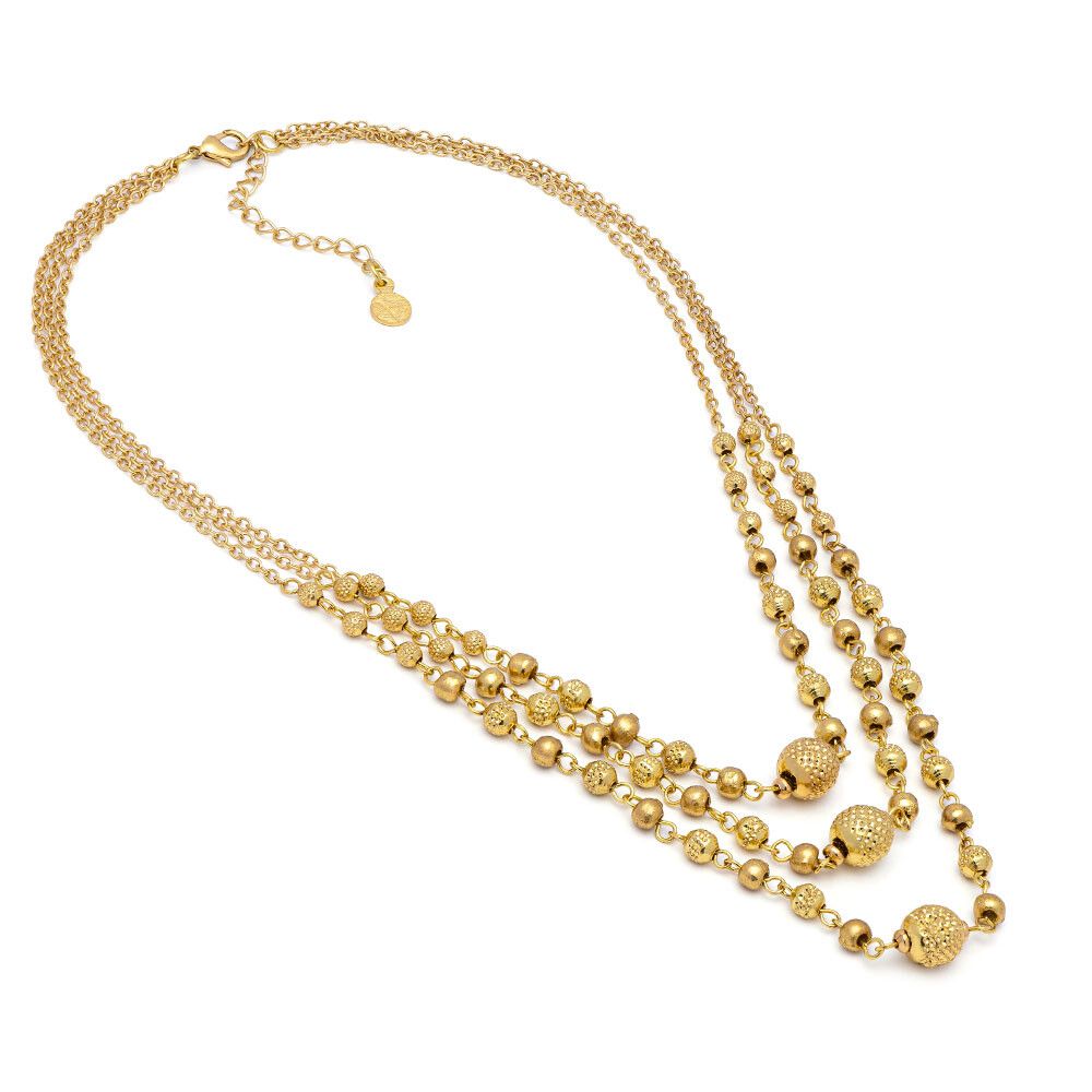 dd04065COLLANA 3 SFERE LUMINOSE
