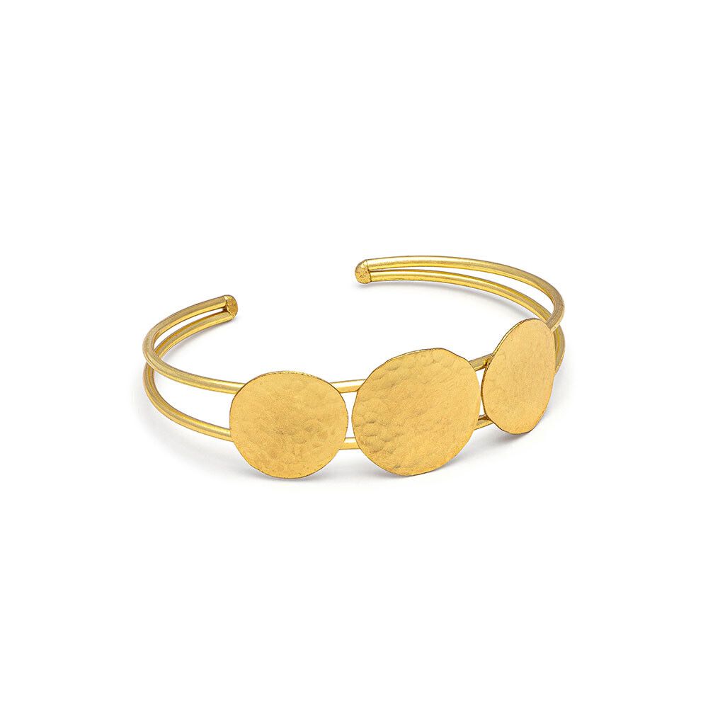 dd11172BRACCIALE FASCIA 2 LINEE 3 TONDI