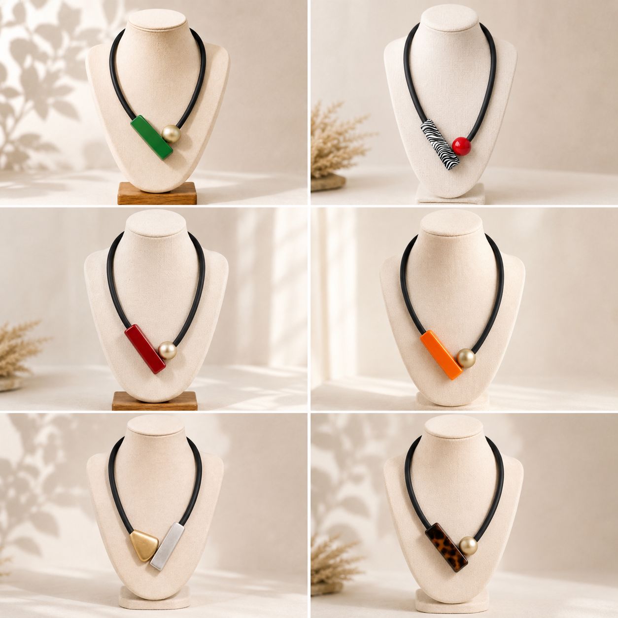 Geo Bar Magnetic Choker