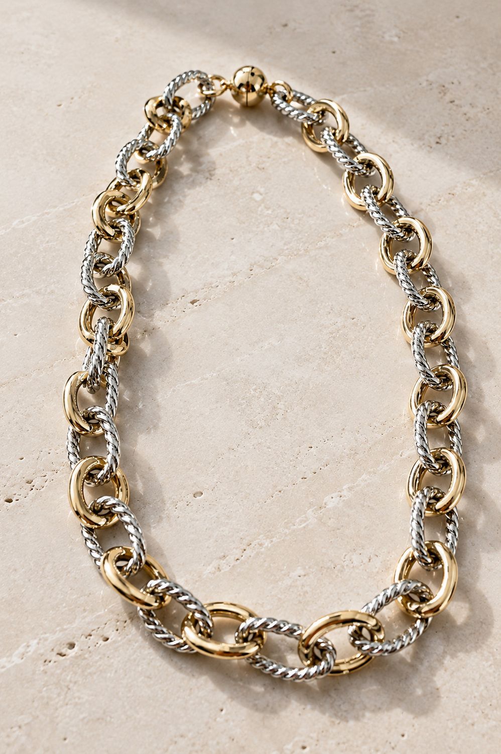 Two-Tone Statement Chain 16”