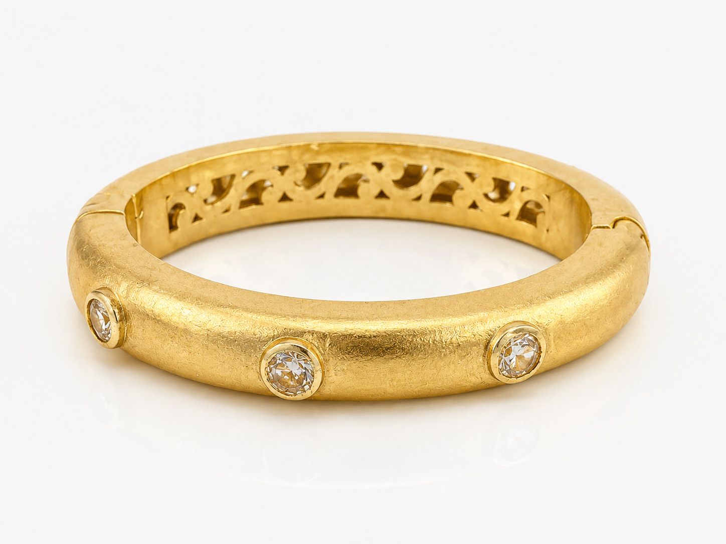 Crystal Gold Bangle
