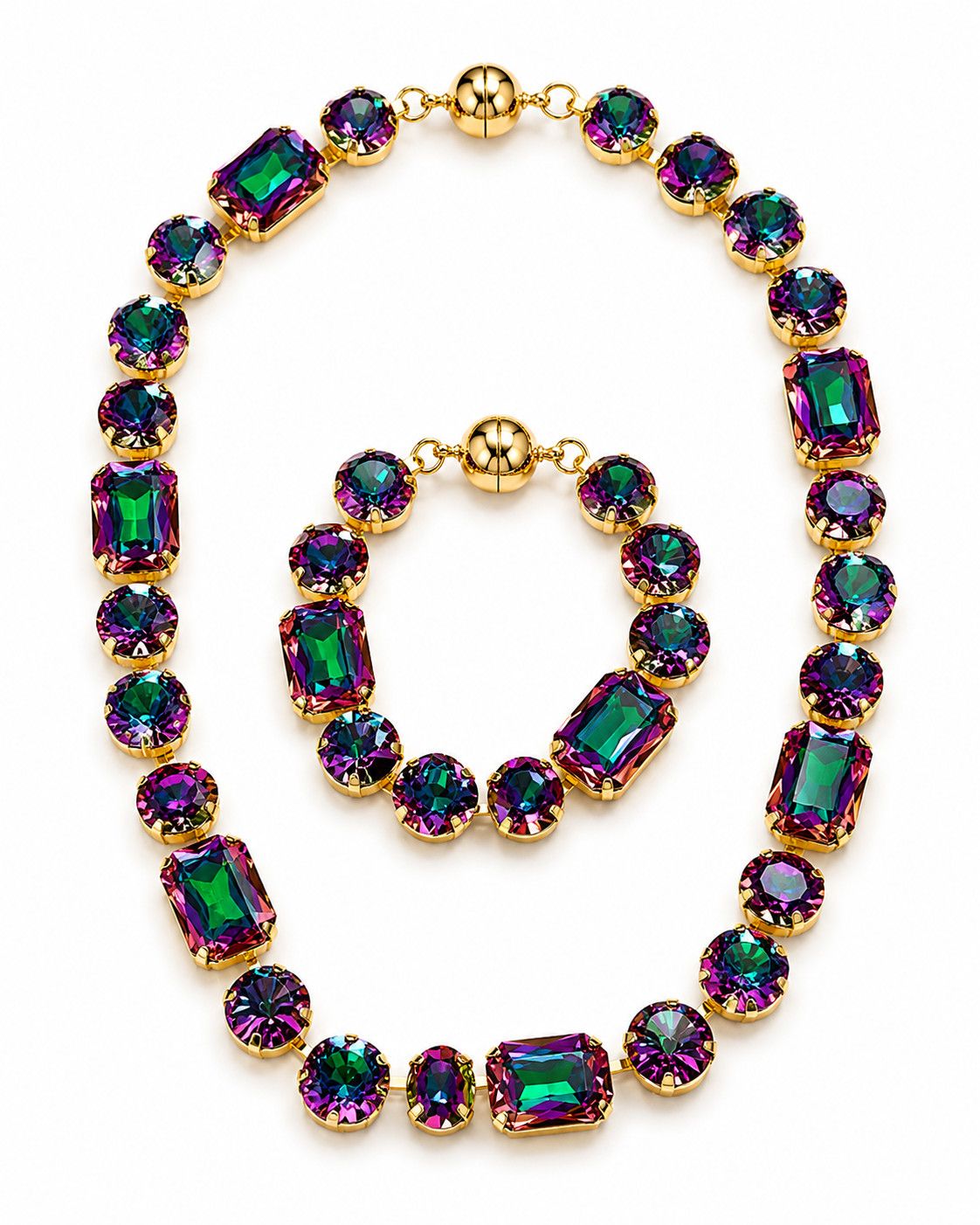 Peacock Iridescent Crystal