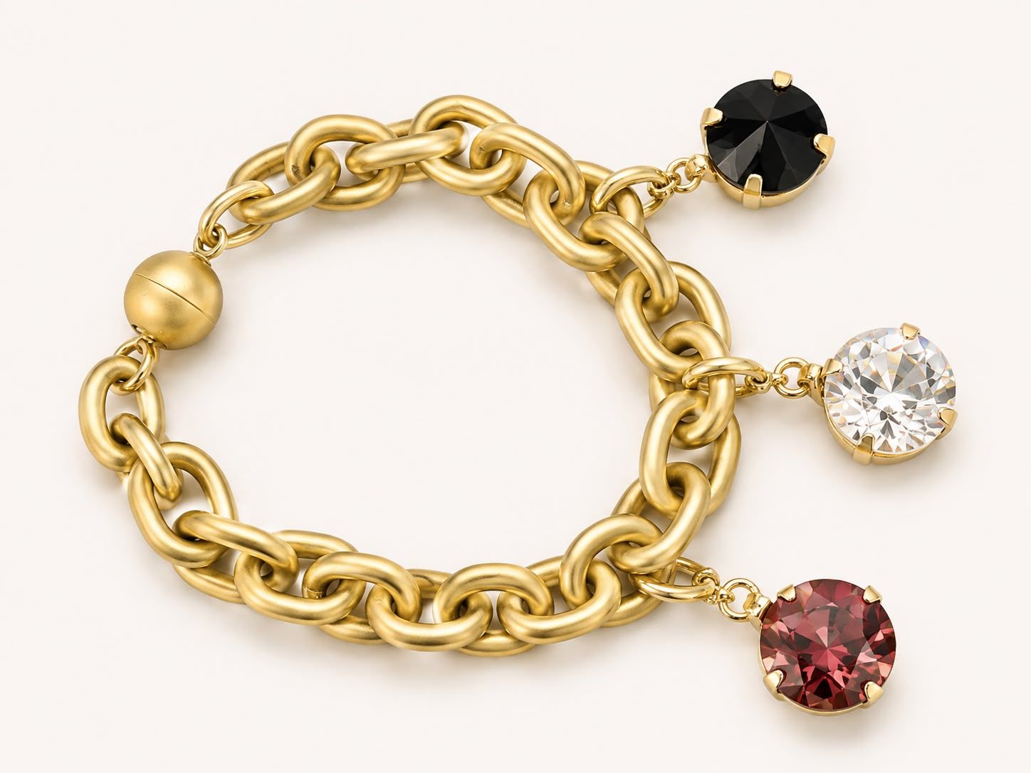 Crystal Charm Bracelet