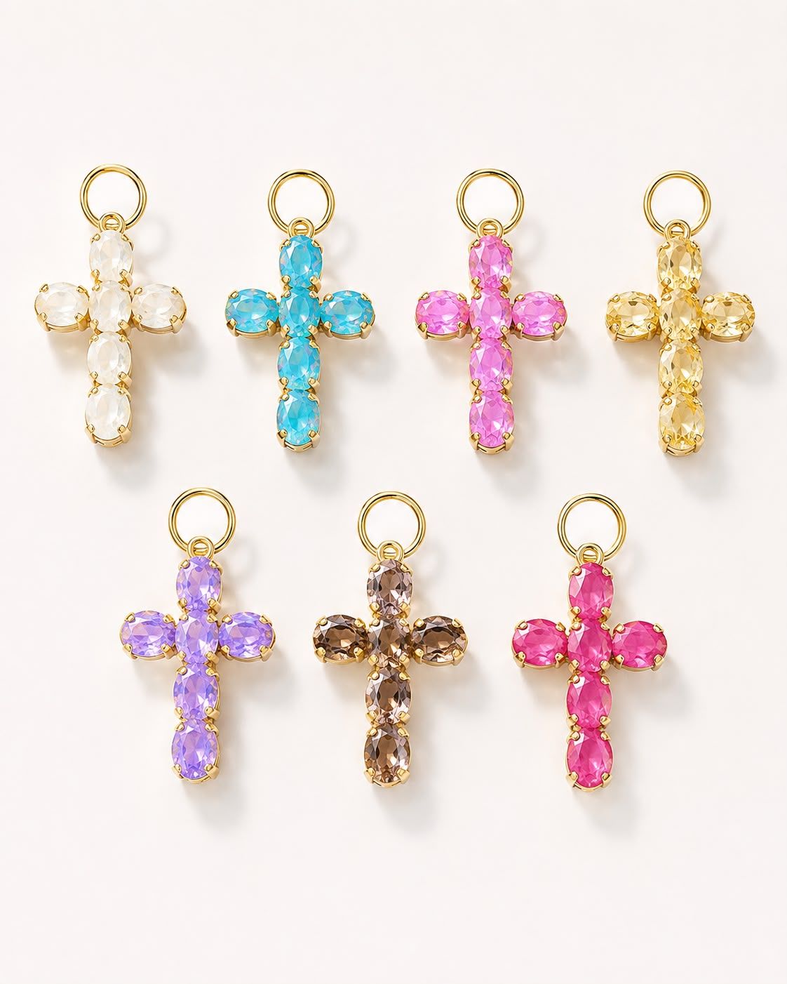 Cross  Crystals Pendants/charms