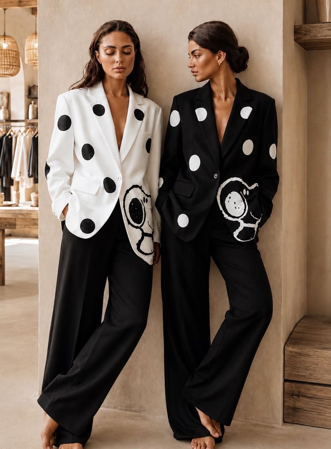 Snoopy Polka Dot Blazer one size