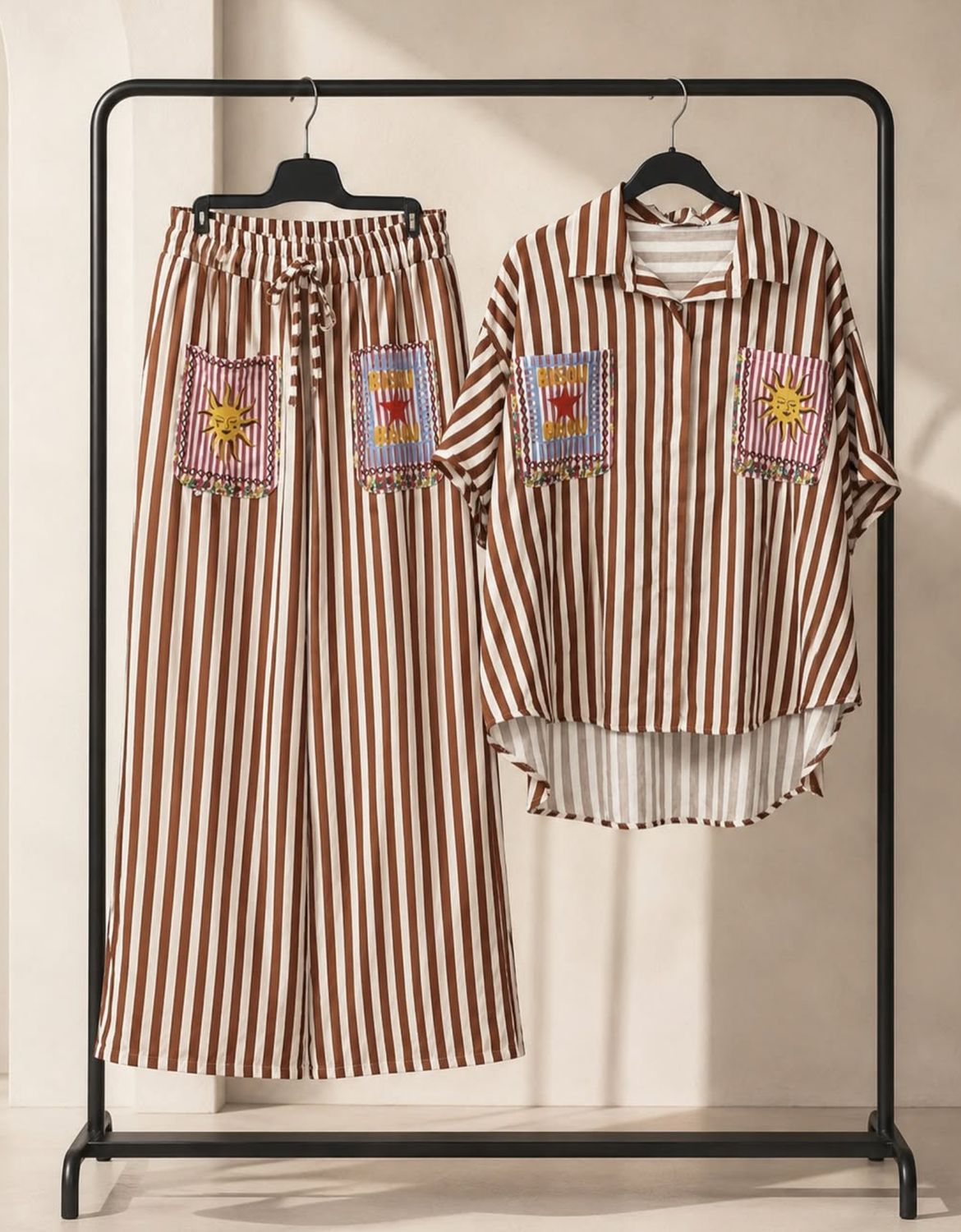 Sunset Stripe Patch Set