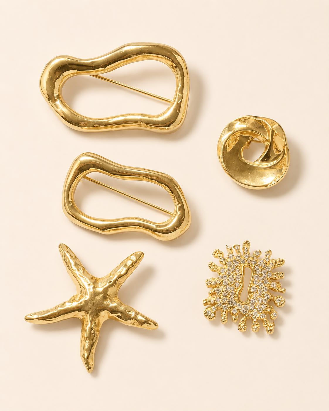 Modern Sculptutal pins