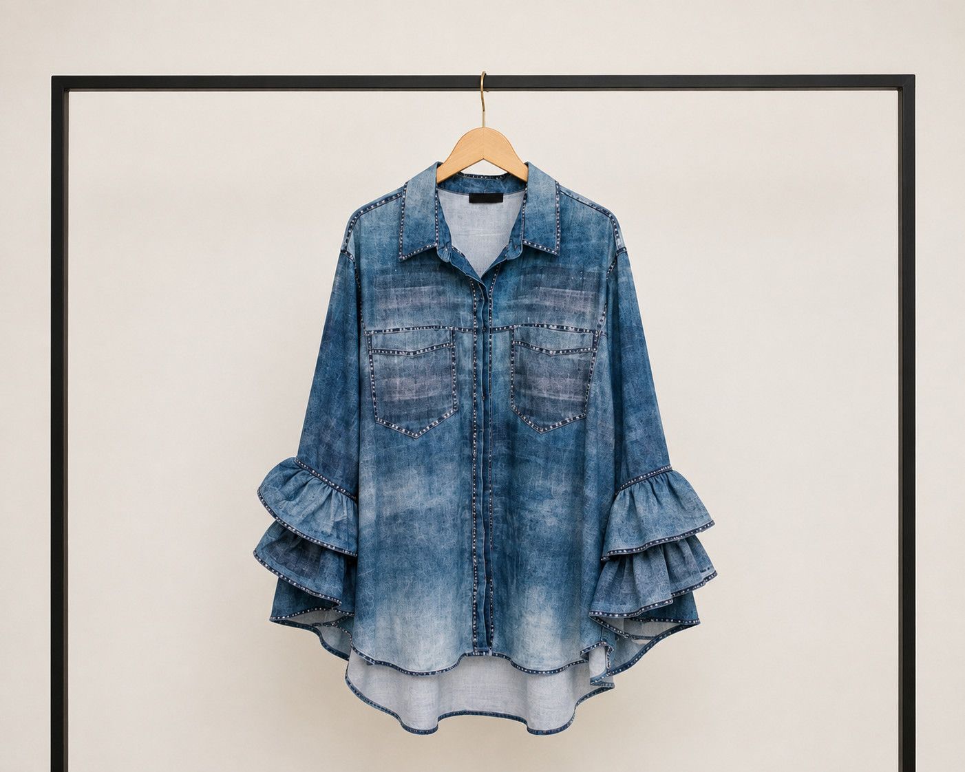 Ruffle Sleeve Top