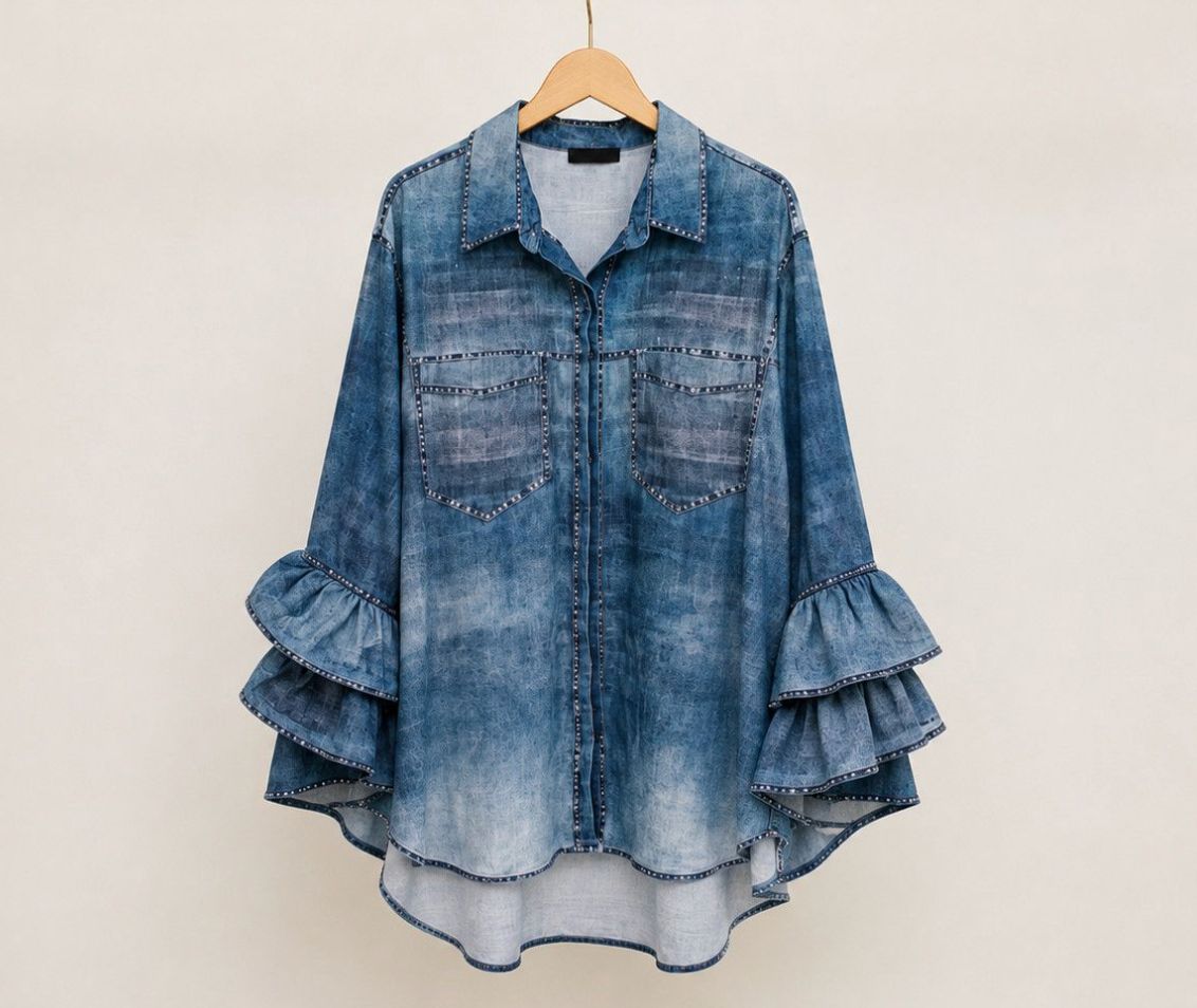 Ruffle Sleeve Top