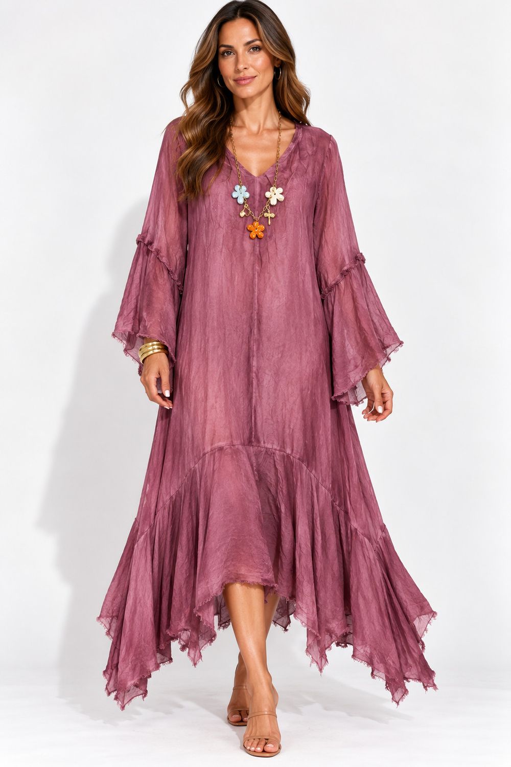 Boho Maxi Dress one size