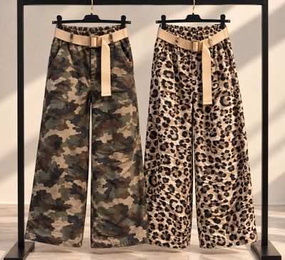 Wild Print Stretch Pant One size