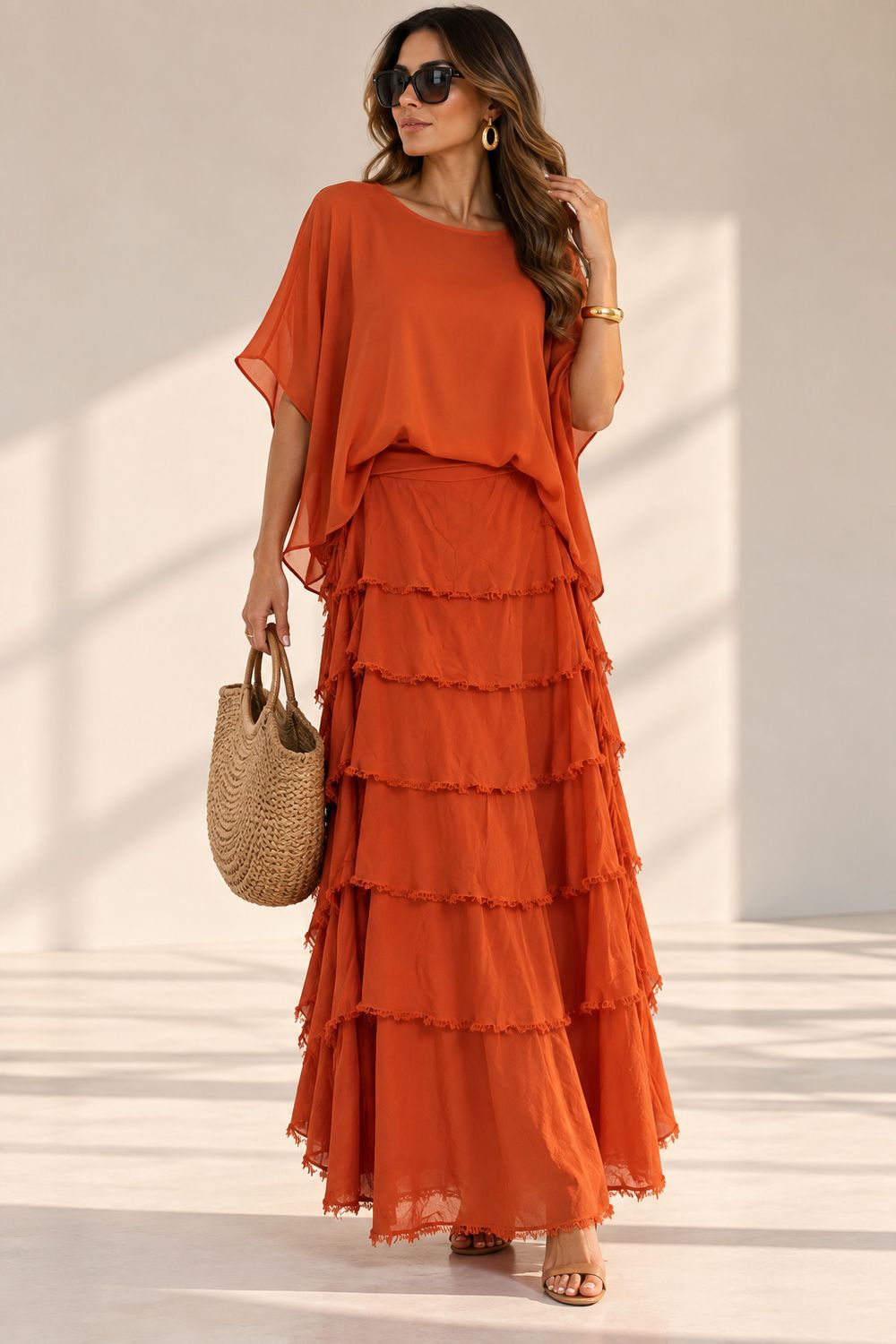 Siena Silk Layered Set