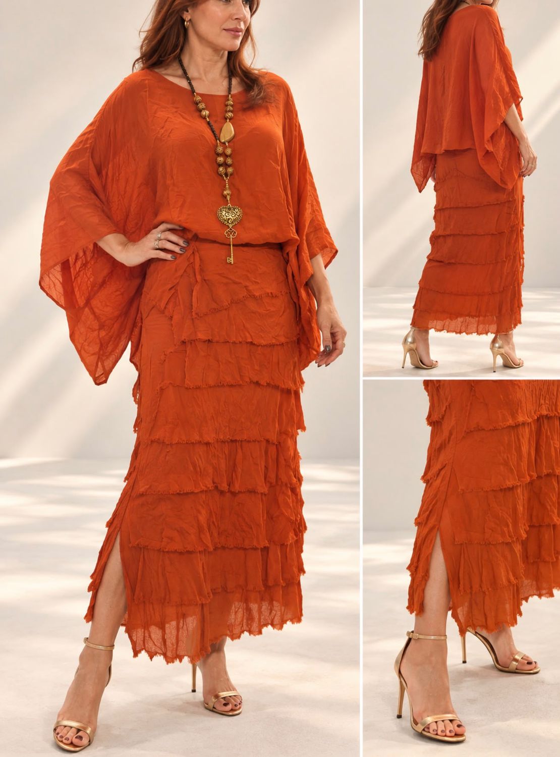 Siena Silk Layered Set