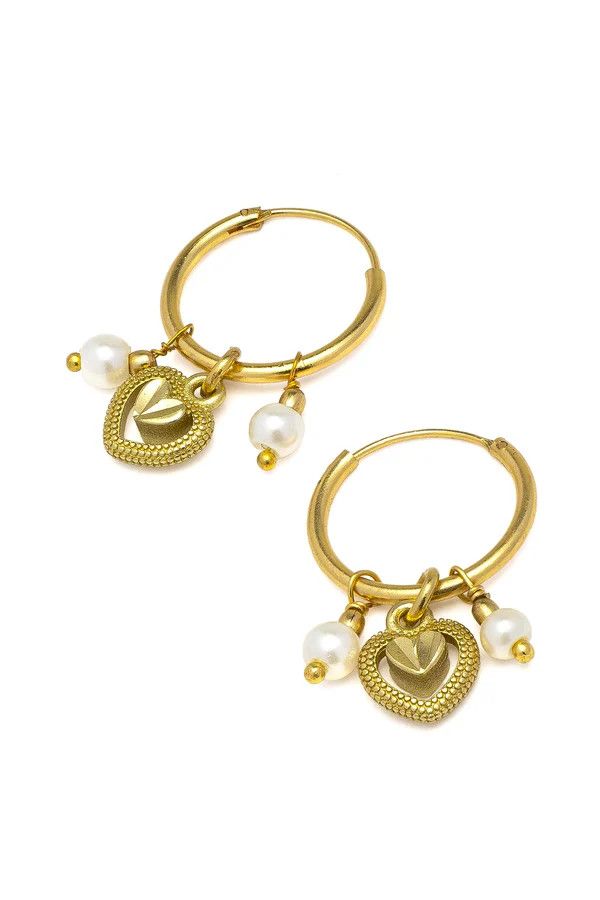 PER3000S A CERCHIO CON PERLE E CHARM CUORE
