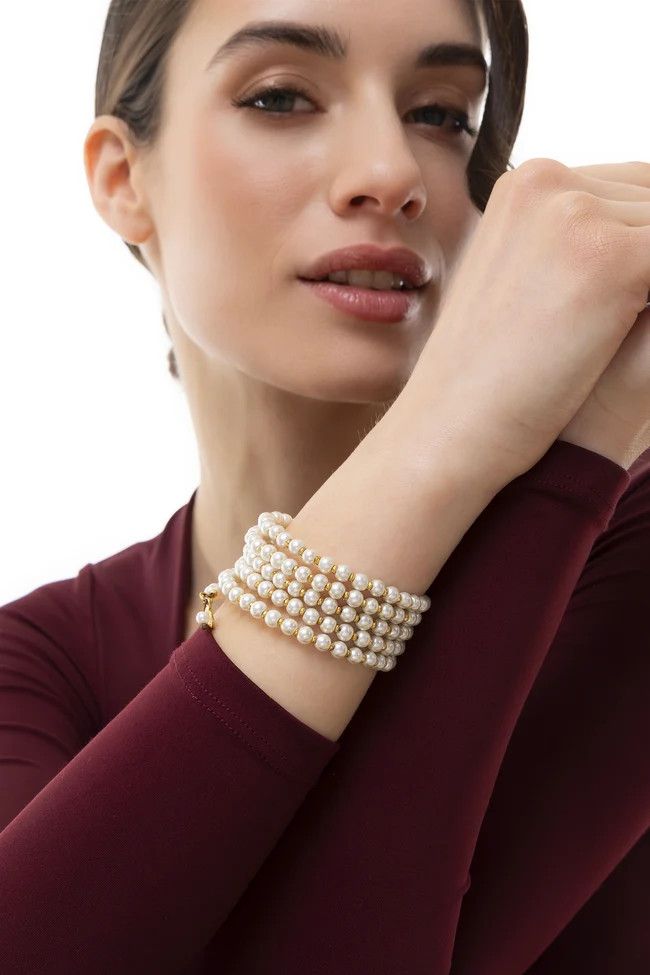 per2001BRACCIALE RIGIDO MULTICOLORE CON PERLE