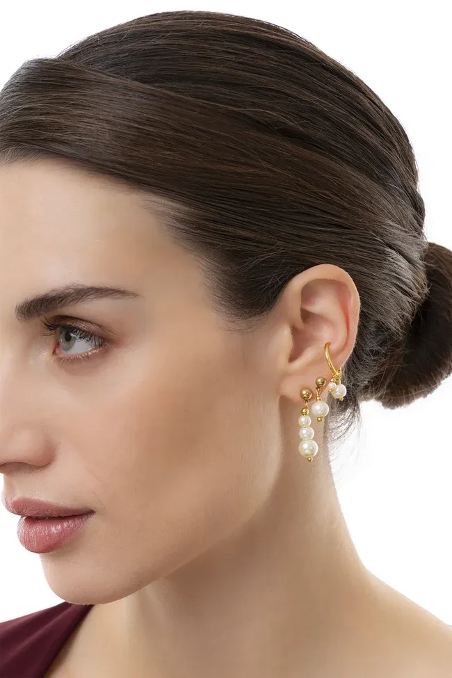 PER3009SSET DI ORECCHINI CON PERLE MIX &amp; MATCH