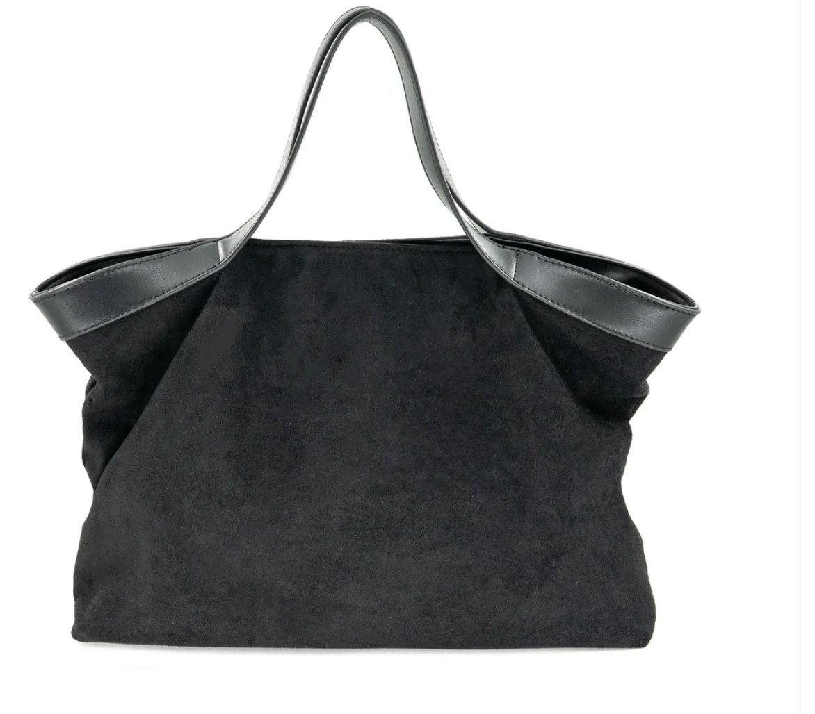 Suede Everyday Tote black