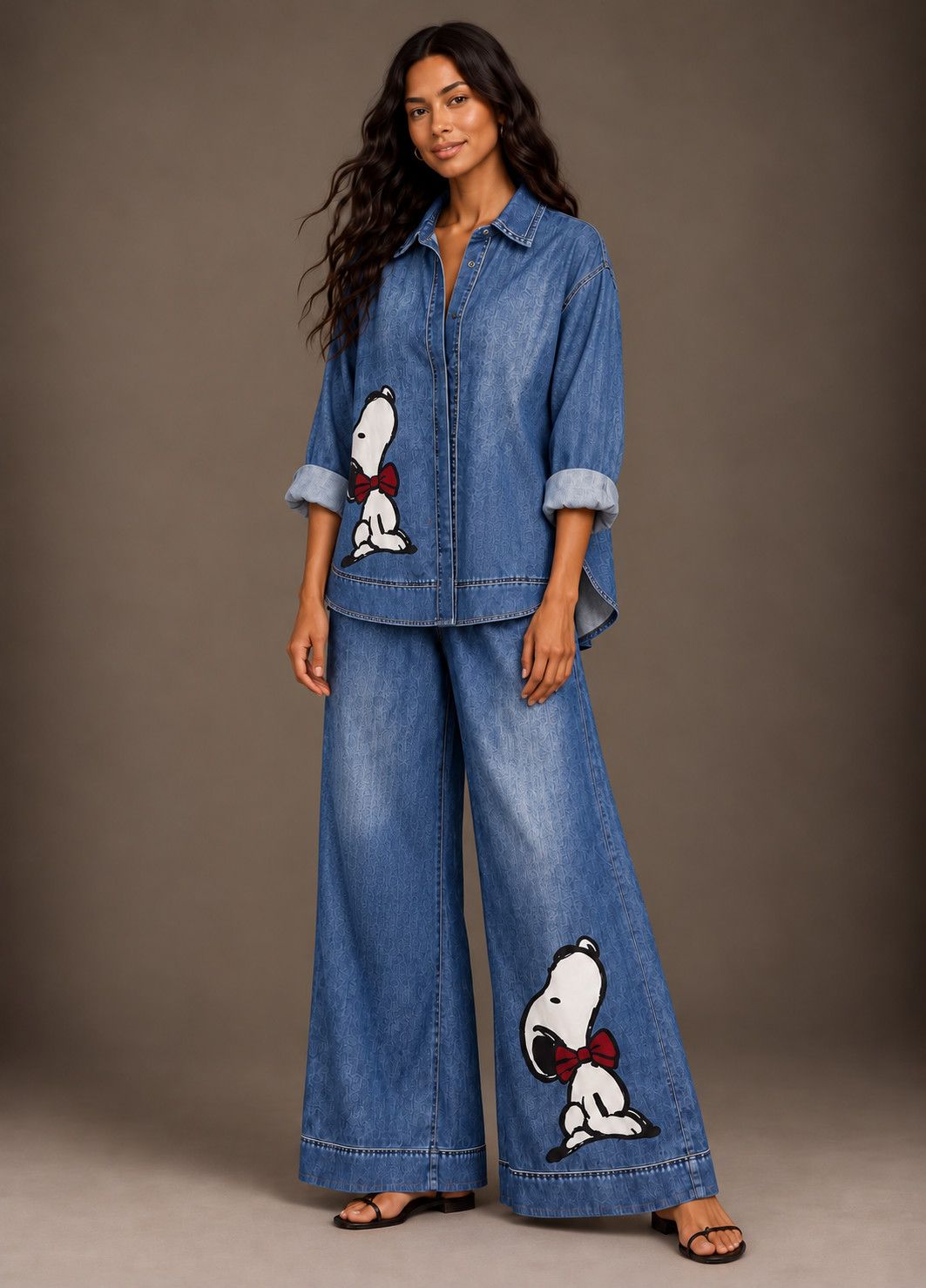 Snoopy Denim Set