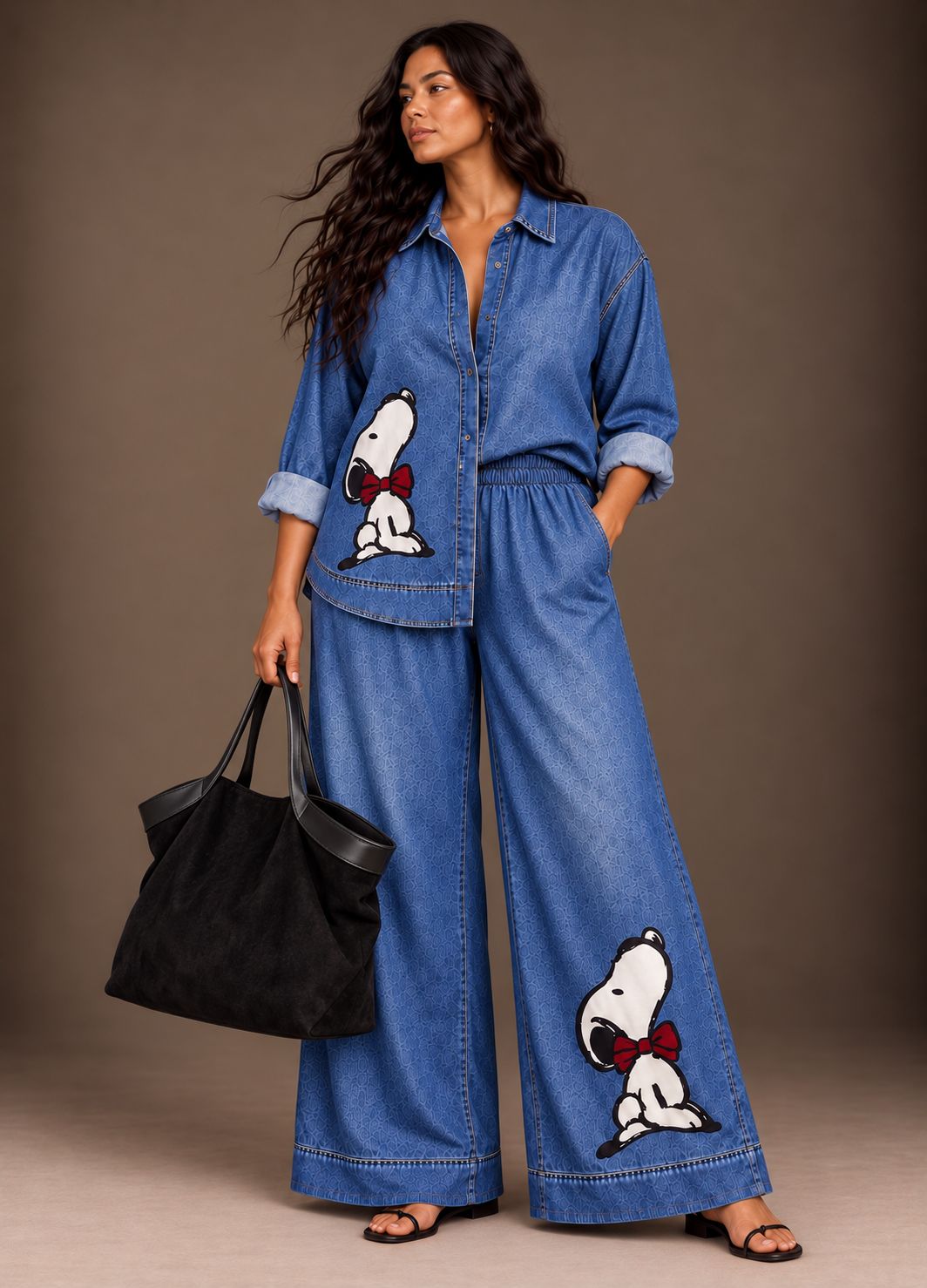 Snoopy Denim Set