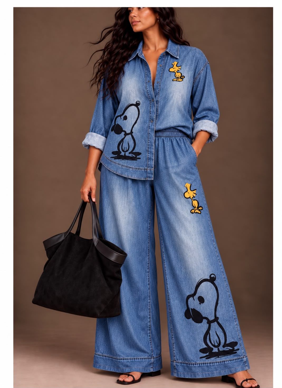 Snoopy Denim Set