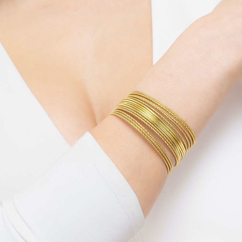 dd11170 BRACCIALE FASCIA MIX LINEE LUMINOSE